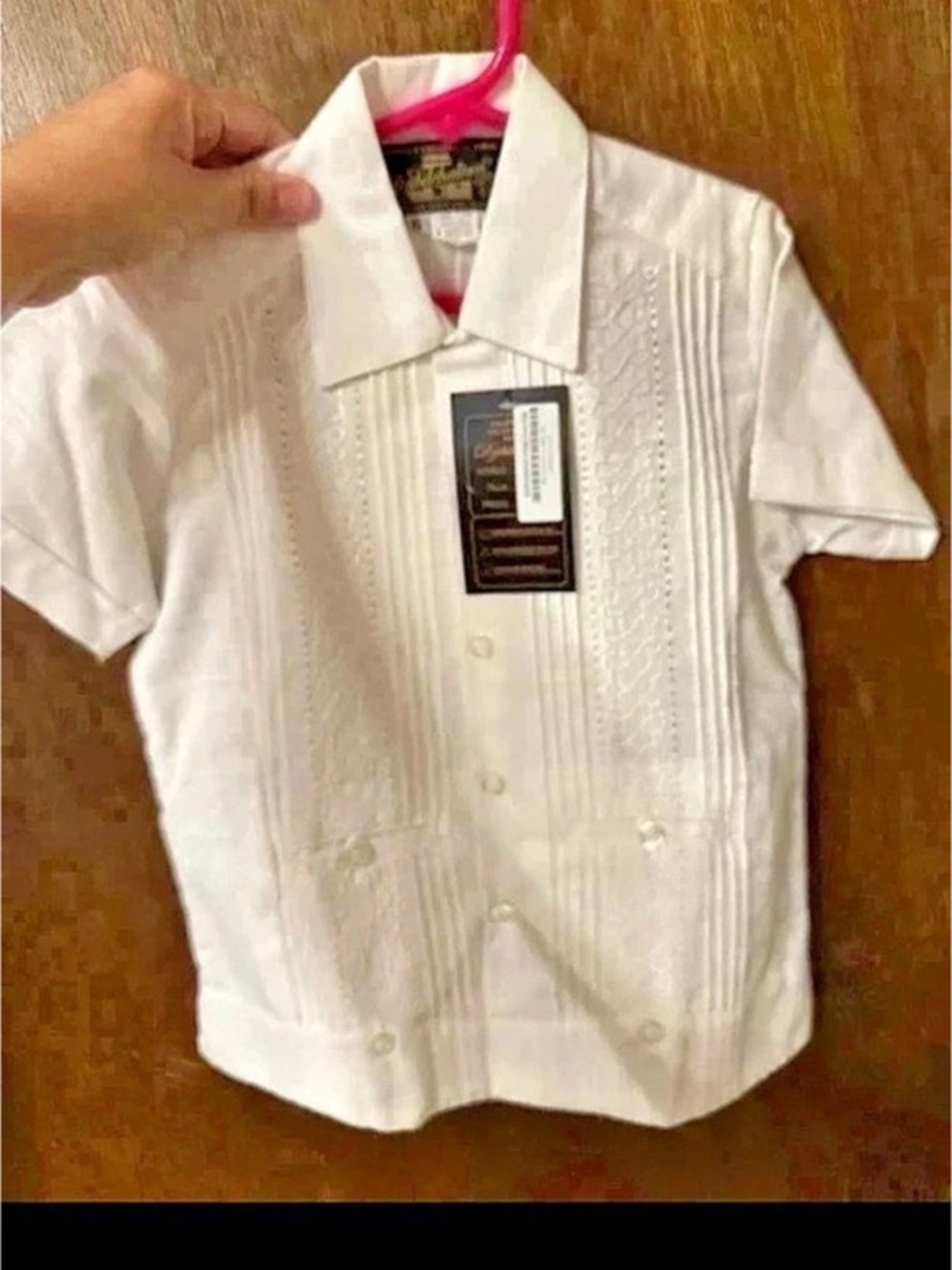 Guayabera White Size 6 NWT